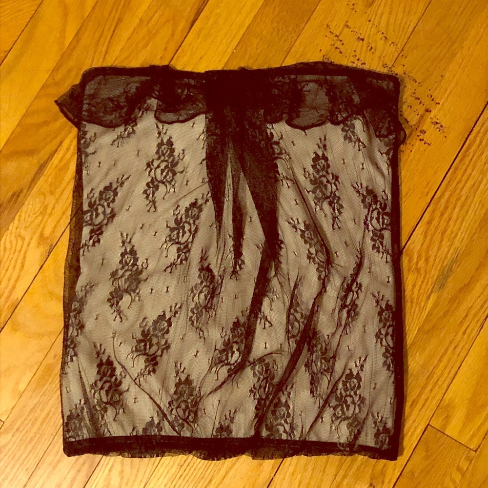 Charlotte Russe Lace Tube Top - Small
